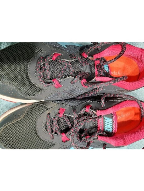 Nike Shoes - Nike Womens Wild Trail 643074-001 Black Pink Running Shoes Sneakers Size 10